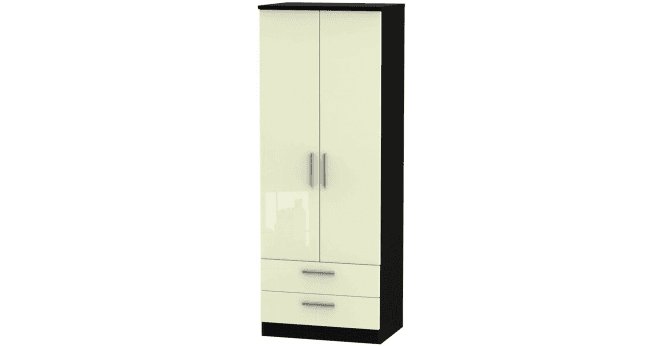 Welcome Knightsbridge 2ft6in 2 Drawer Wardrobe