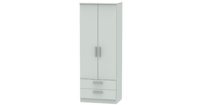 Welcome Knightsbridge 2ft6in 2 Drawer Wardrobe