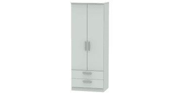Knightsbridge 2ft6in 2 Drawer Wardrobe