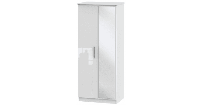Welcome Knightsbridge 2ft6in Mirror Wardrobe