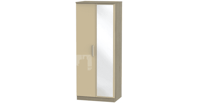 Welcome Knightsbridge 2ft6in Mirror Wardrobe
