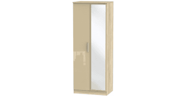 Knightsbridge 2ft6in Mirror Wardrobe