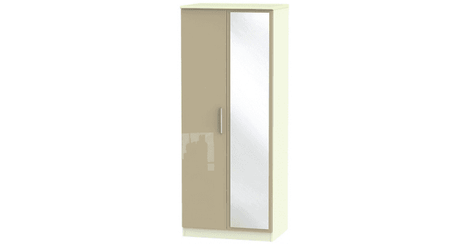 Welcome Knightsbridge 2ft6in Mirror Wardrobe
