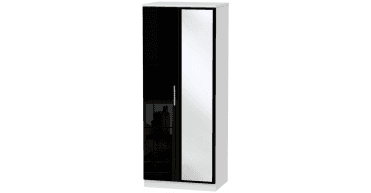 Knightsbridge 2ft6in Mirror Wardrobe