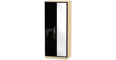 Knightsbridge 2ft6in Mirror Wardrobe