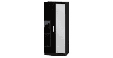 Knightsbridge 2ft6in Mirror Wardrobe