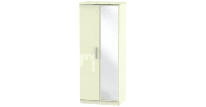 Welcome Knightsbridge 2ft6in Mirror Wardrobe