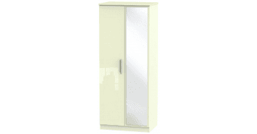 Knightsbridge 2ft6in Mirror Wardrobe