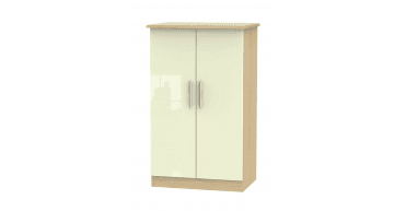 Knightsbridge 2ft6in Plain Midi Wardrobe