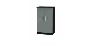 Knightsbridge 2ft6in Plain Midi Wardrobe