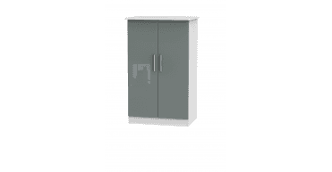Knightsbridge 2ft6in Plain Midi Wardrobe