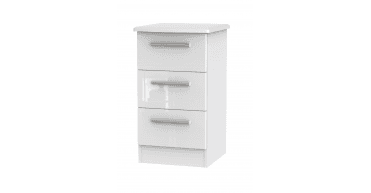 Knightsbridge 3 Drawer Bedside Cabinet