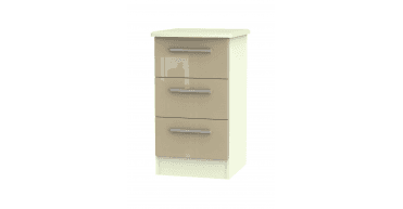 Knightsbridge 3 Drawer Bedside Cabinet