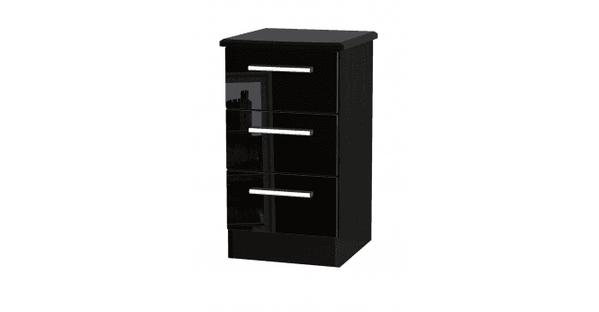 Welcome Knightsbridge 3 Drawer Bedside Cabinet