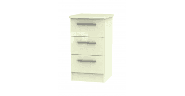 Knightsbridge 3 Drawer Bedside Cabinet