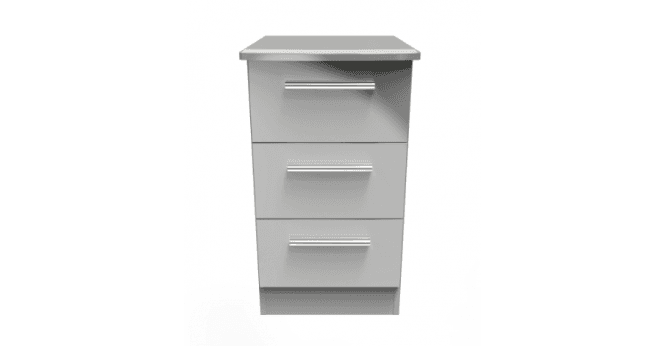 Welcome Knightsbridge 3 Drawer Bedside Cabinet