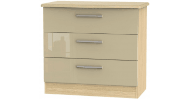 Knightsbridge 3 Drawer Chest