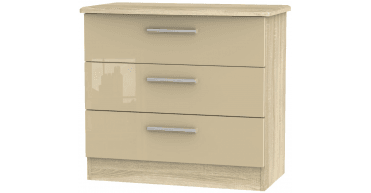 Knightsbridge 3 Drawer Chest