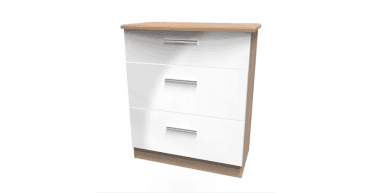 Knightsbridge 3 Drawer Deep Chest