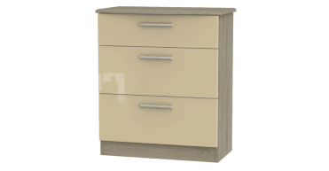 Knightsbridge 3 Drawer Deep Chest