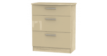 Knightsbridge 3 Drawer Deep Chest