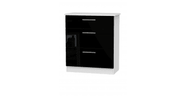 Knightsbridge 3 Drawer Deep Chest