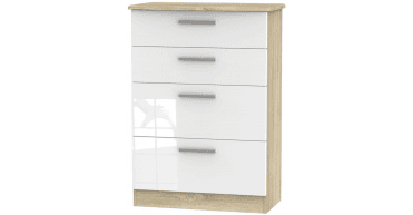 Knightsbridge 4 Drawer Deep Chest
