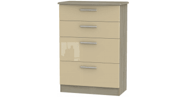 Knightsbridge 4 Drawer Deep Chest