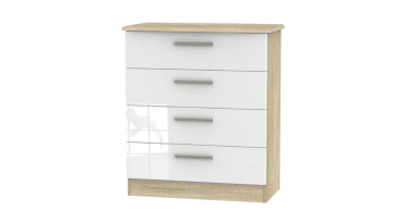 Knightsbridge 4 Drawer Midi Chest