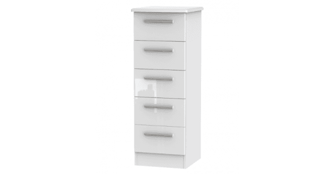 Welcome Knightsbridge 5 Drawer Bedside Cabinet