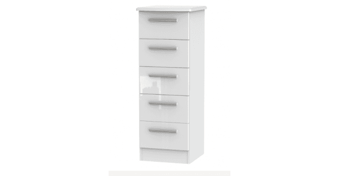 Welcome Knightsbridge 5 Drawer Bedside Cabinet