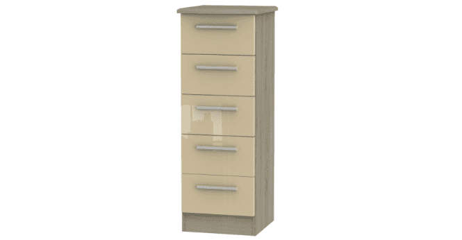 Welcome Knightsbridge 5 Drawer Bedside Cabinet