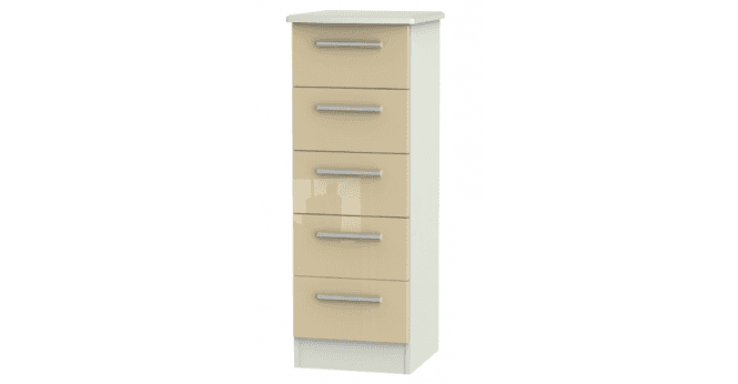 Welcome Knightsbridge 5 Drawer Bedside Cabinet