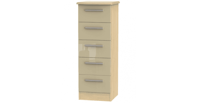 Welcome Knightsbridge 5 Drawer Bedside Cabinet