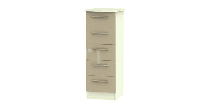Welcome Knightsbridge 5 Drawer Bedside Cabinet