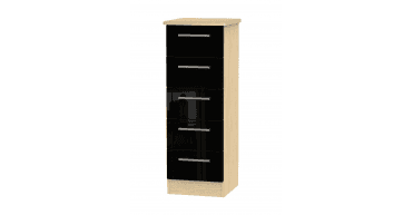 Knightsbridge 5 Drawer Bedside Cabinet