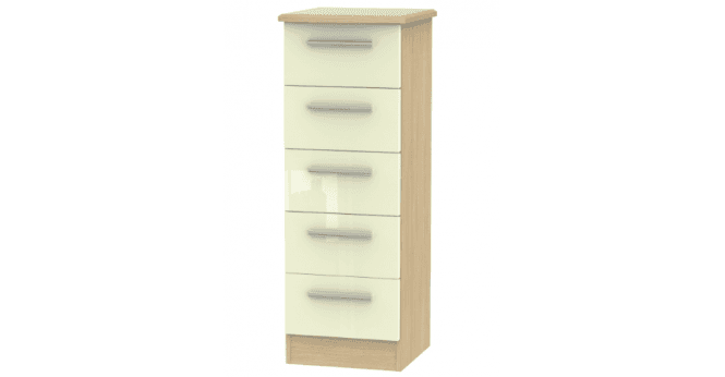 Welcome Knightsbridge 5 Drawer Bedside Cabinet