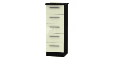 Knightsbridge 5 Drawer Bedside Cabinet