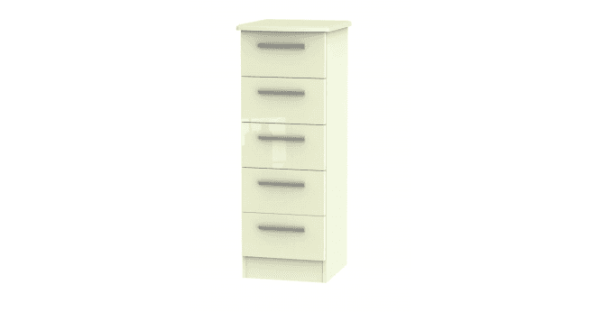 Welcome Knightsbridge 5 Drawer Bedside Cabinet