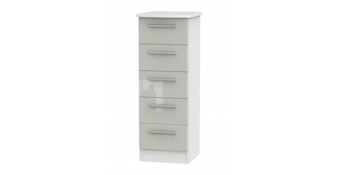 Welcome Knightsbridge 5 Drawer Bedside Cabinet