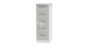 Knightsbridge 5 Drawer Bedside Cabinet