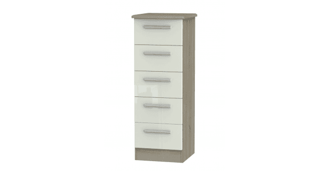 Welcome Knightsbridge 5 Drawer Bedside Cabinet
