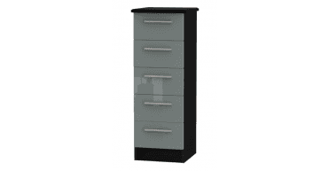 Knightsbridge 5 Drawer Bedside Cabinet