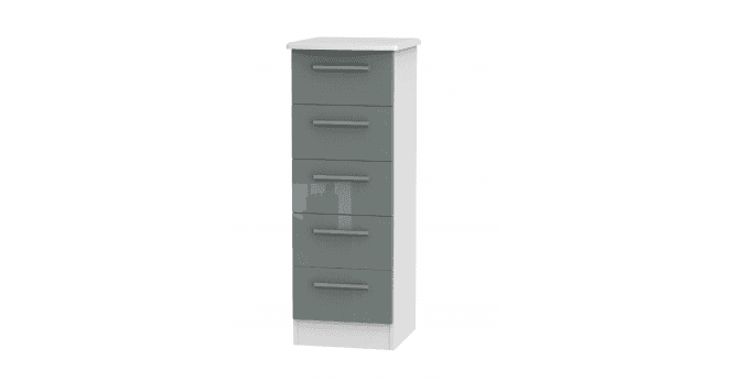 Welcome Knightsbridge 5 Drawer Bedside Cabinet