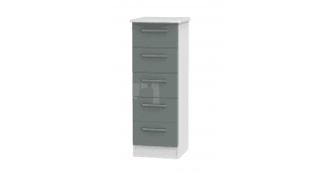 Knightsbridge 5 Drawer Bedside Cabinet