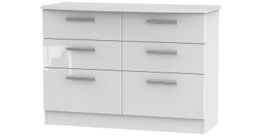 Knightsbridge 6 Drawer Midi Chest