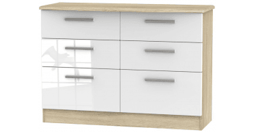 Knightsbridge 6 Drawer Midi Chest