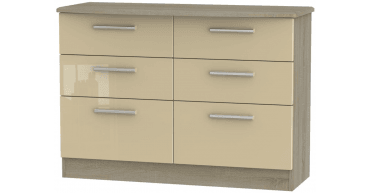 Knightsbridge 6 Drawer Midi Chest