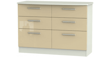 Knightsbridge 6 Drawer Midi Chest
