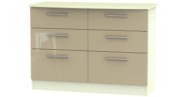 Knightsbridge 6 Drawer Midi Chest